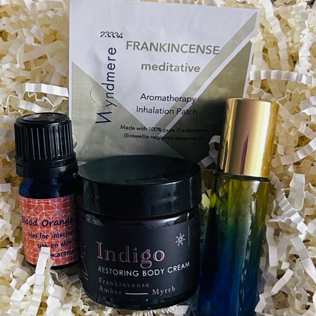 November 2024 Scent of the month with Indigo Restoring Body Cream