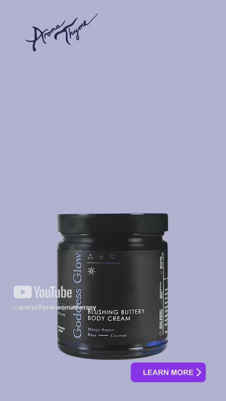Goddess Glow Blushing Buttery Body Cream inside the Summer Glow Collection of The Scent of the Month Club Essential Oil Subscription Box